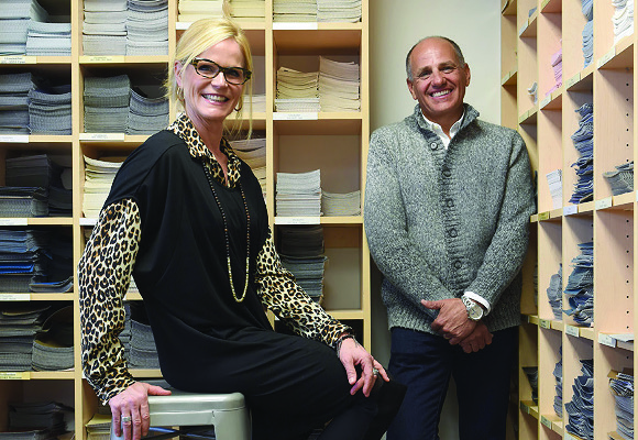 Danielle Boecher-Primack and Clay Rosenberg, founders of Ultrafabrics®