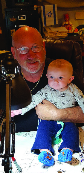 Mark Kresel and grandson Max 